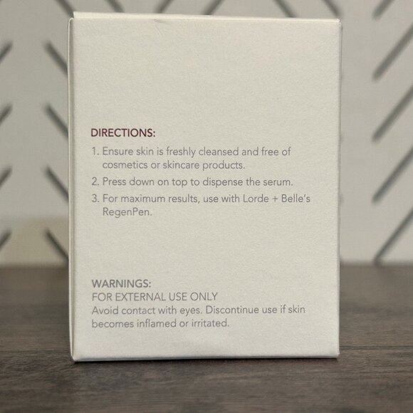 Lorde + Belle Wrinkle Reducing Booster Serum Hyaluronic Acid Retinoid SEALED - Picture 6 of 7
